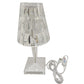 Crystal Diamond Glow Touch Table Lamp