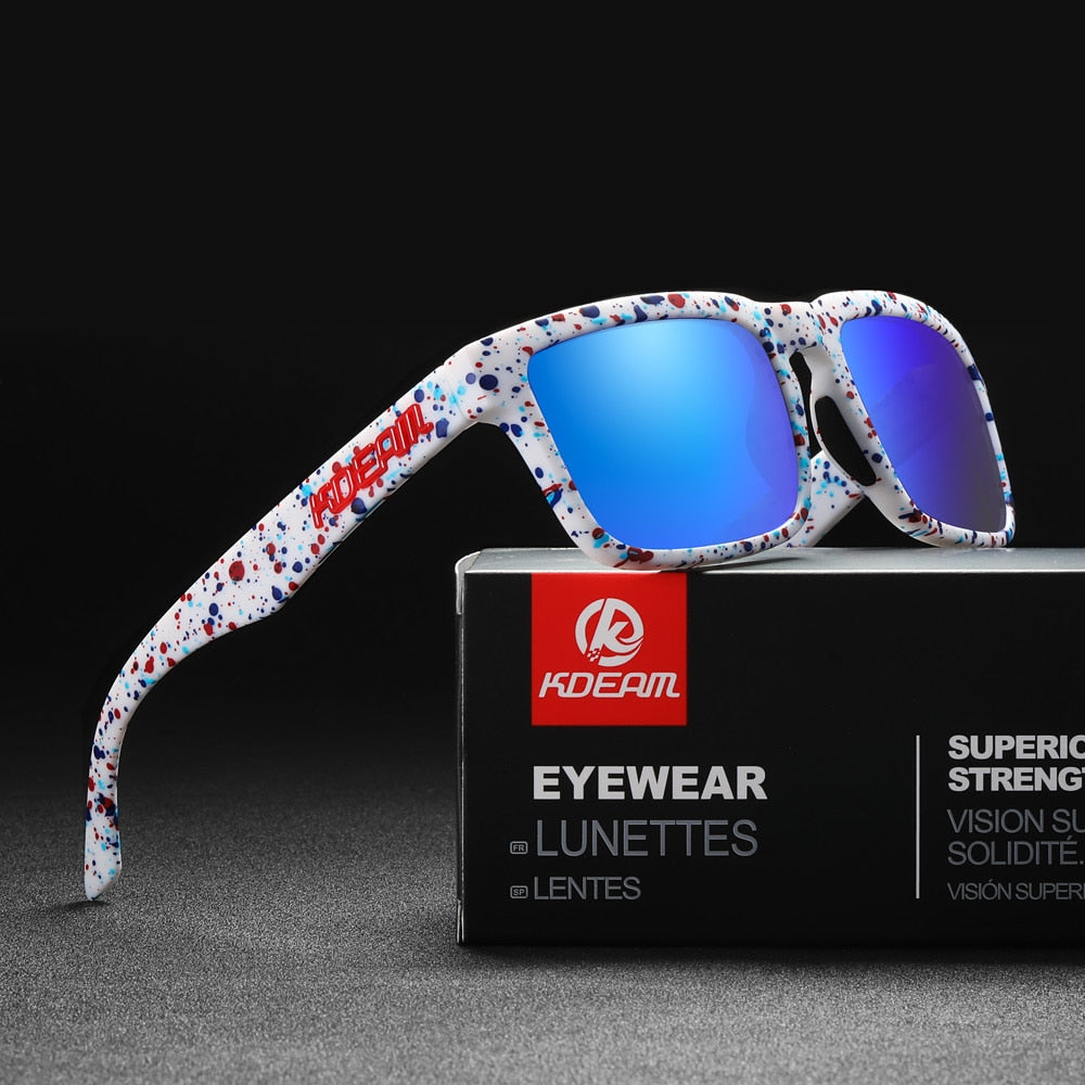 KDEAM Ultra-Stylish Square Polarized Sunglasses