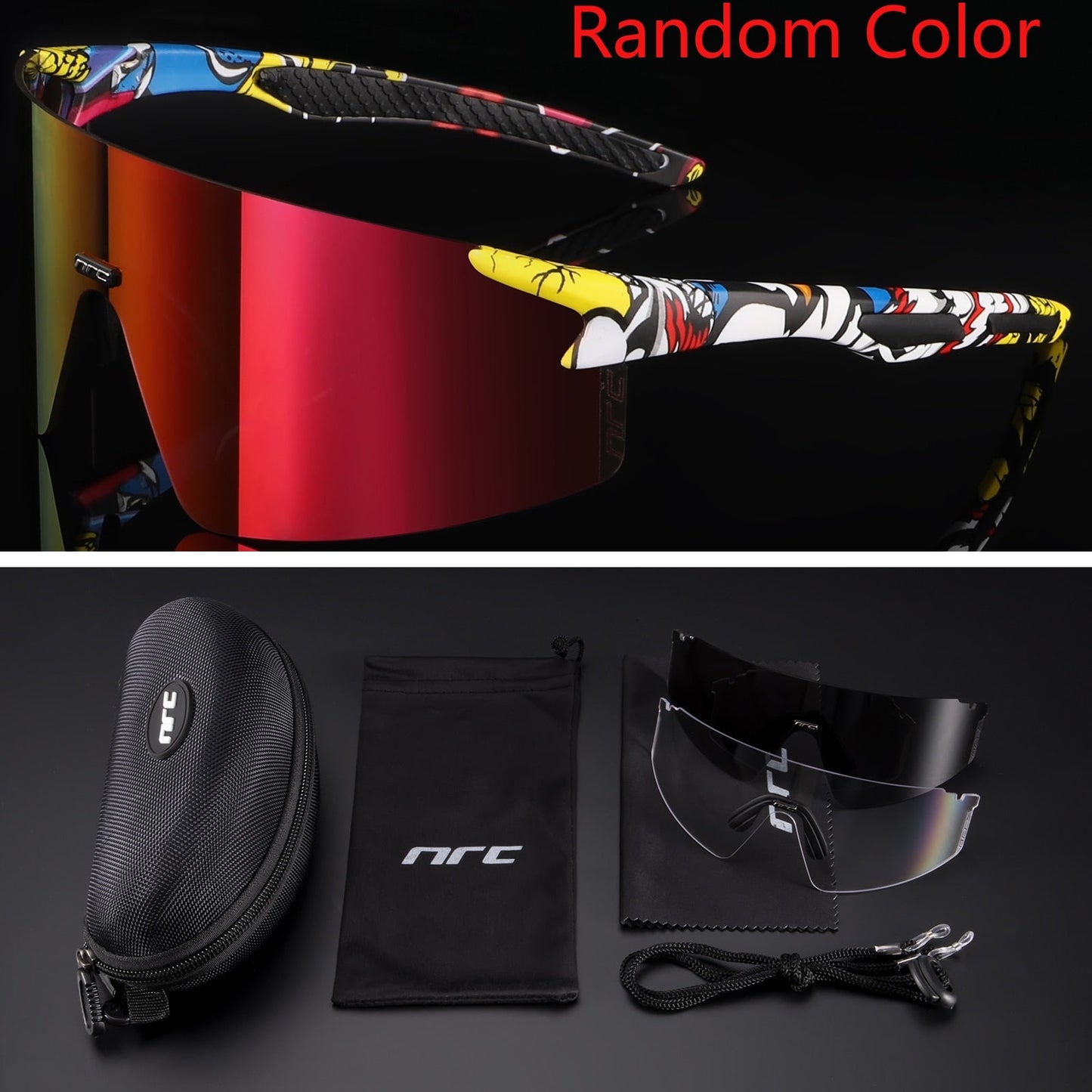 NRC™ UV400 Triple Lens Cycling Sunglasses