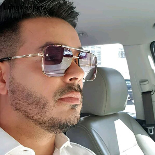 Gradient Vintage Driving Sunglasses
