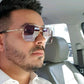 Gradient Vintage Driving Sunglasses