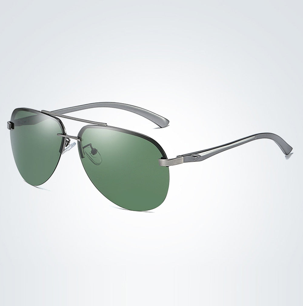 Mirror Pilot Design Polarized Sunglasses
