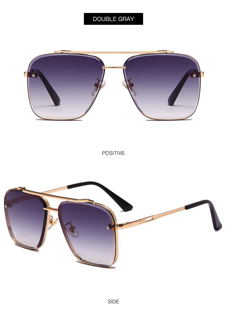 Gradient Vintage Driving Sunglasses
