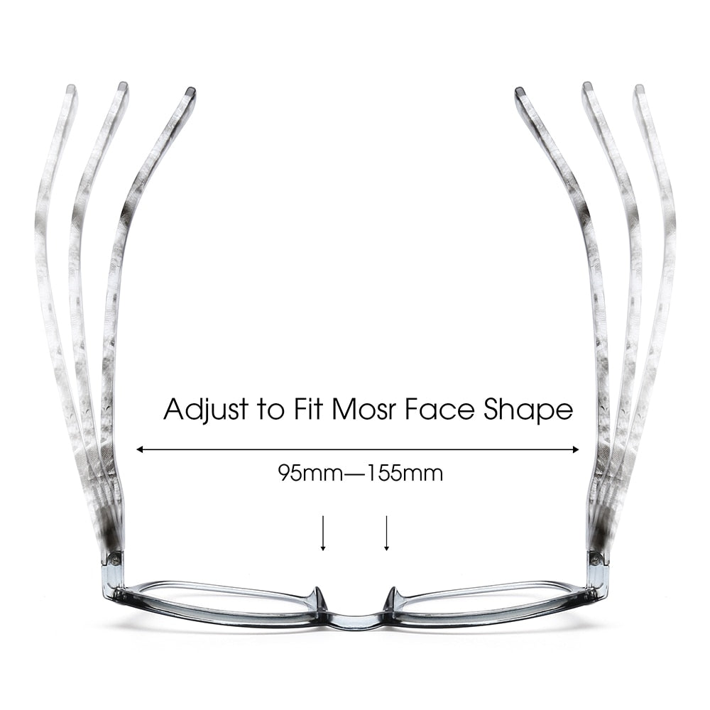 Spring Hinge Presbyopic Retro  Reading Glasses