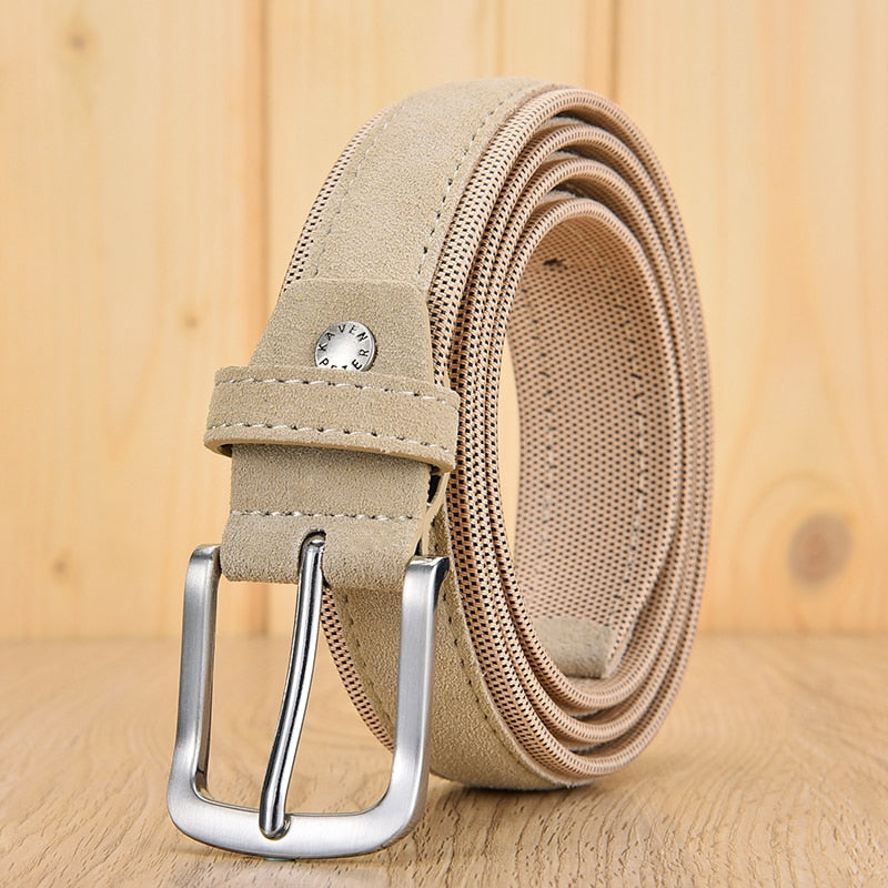 KAVENPETER™ Genuine Suede Leather Belt For Men
