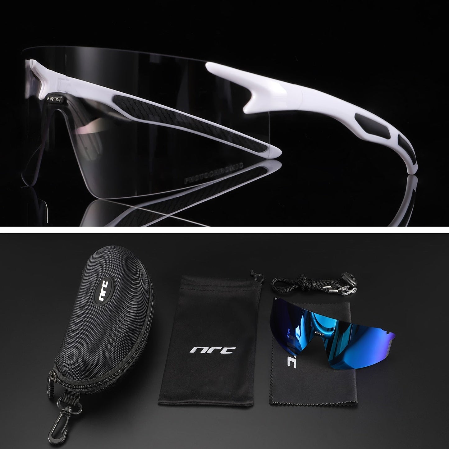 NRC™ UV400 Triple Lens Cycling Sunglasses