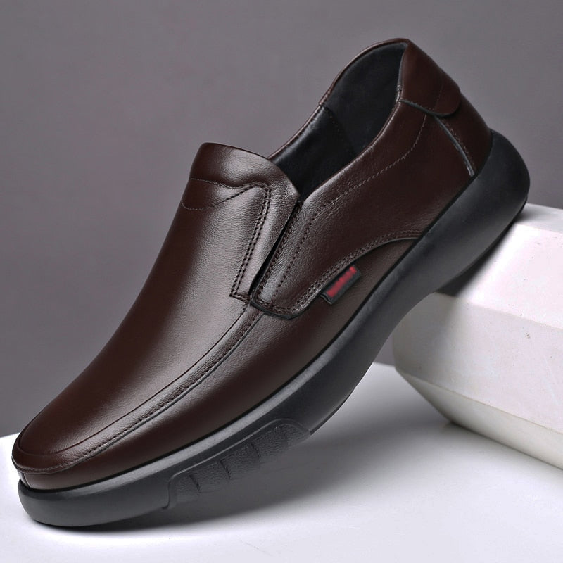 Genuine Leather Casual Slip-on Loafers Shoes