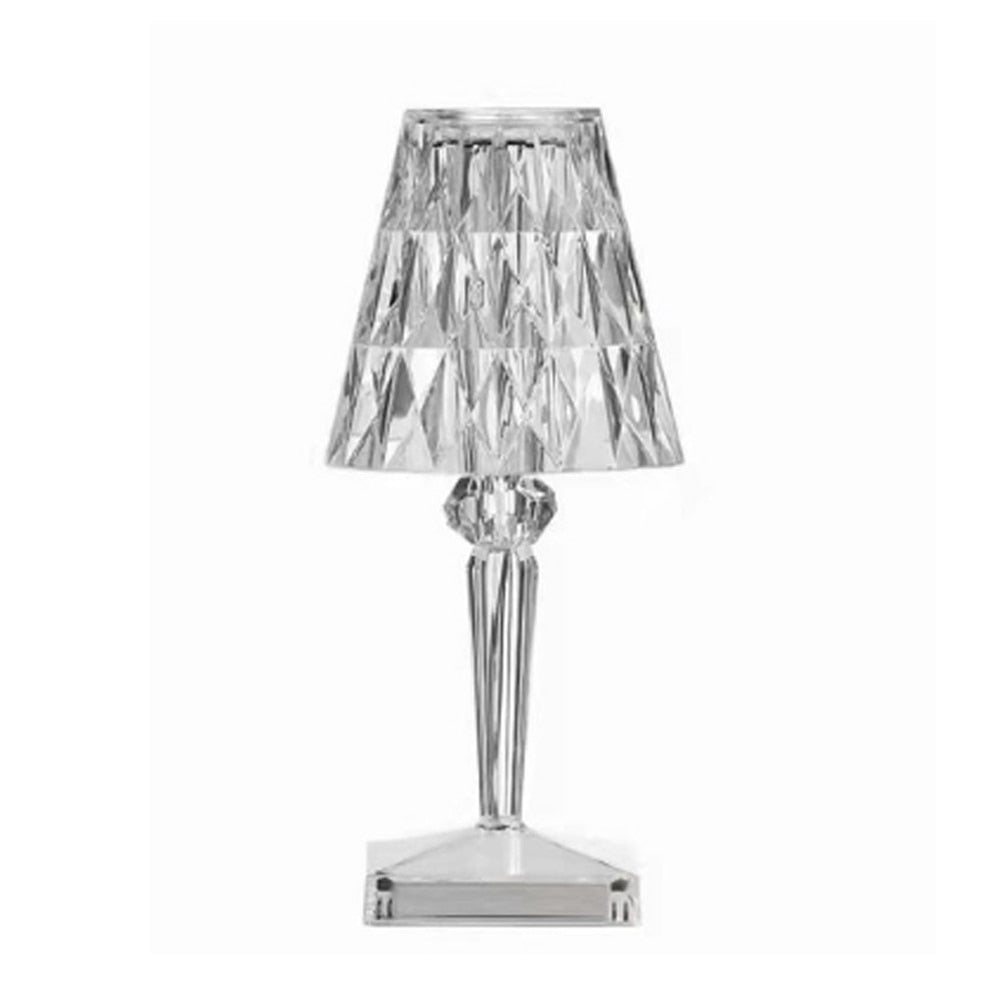 Crystal Diamond Glow Touch Table Lamp