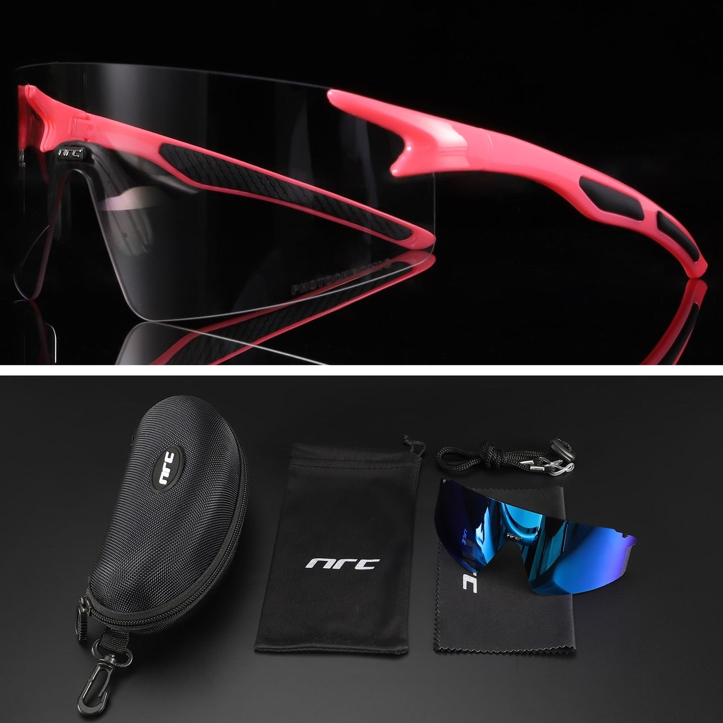 NRC™ UV400 Triple Lens Cycling Sunglasses