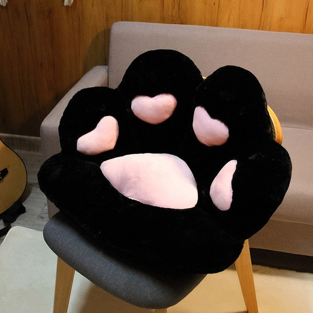 Soft Plush Paw Seat Cushion