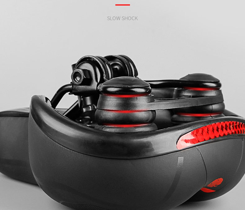 Ultra-Comfortable Shock Absorbing Bicycle Saddle