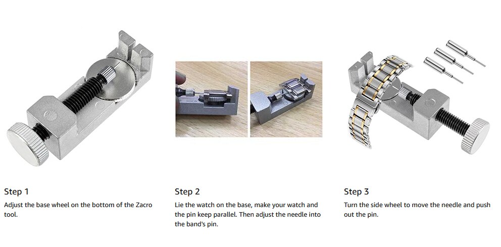 Watch Band/Strap Link Pin Remover Tool Kit