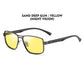 Polarized Square Metal Sunglasses For Men