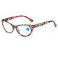 Seemfly™ Ladies Floral Prescription Reading Glasses