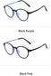 Ultralight Titanium Round Blue Light Reading Glasses