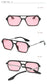 Retro Double Bridges Gradient Sunglasses