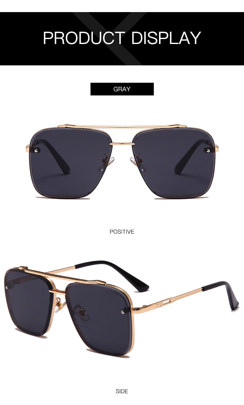 Gradient Vintage Driving Sunglasses