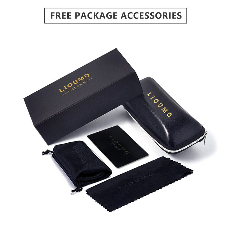 Polarized Square Metal Sunglasses For Men