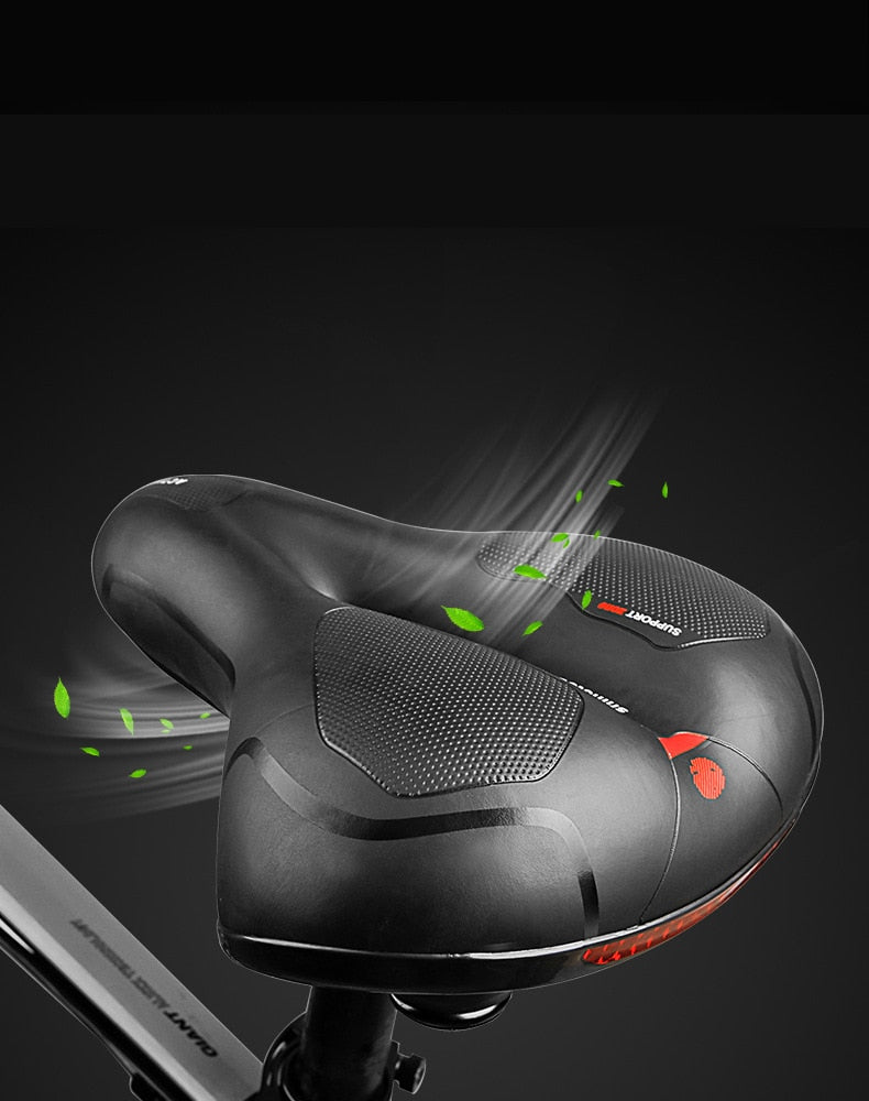 Ultra-Comfortable Shock Absorbing Bicycle Saddle