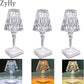Crystal Diamond Glow Touch Table Lamp