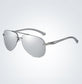 Mirror Pilot Design Polarized Sunglasses