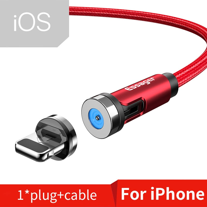 Magnetic Rotating Smart Fast Charging Cable