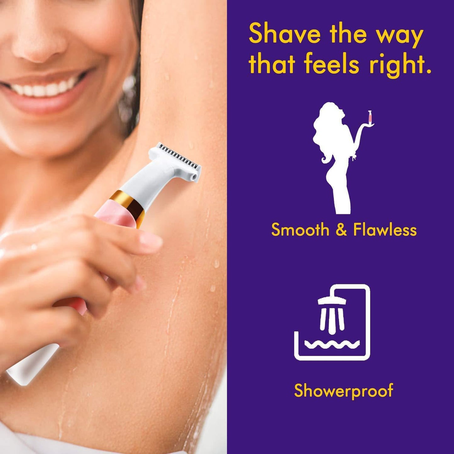 Rechargeable Waterproof Unisex Full Body Shaver