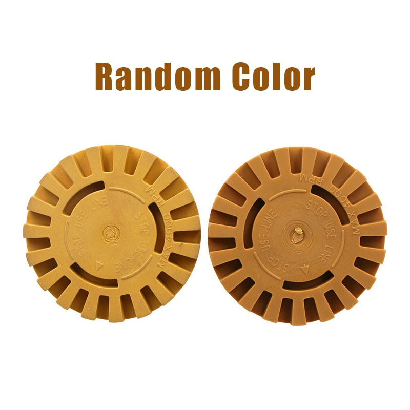 Rubber Wheel Sticker Remover (Drill Connector)