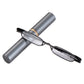 Ultra-thin Metal Reading Glasses with Tube Case