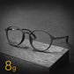 Ultralight Titanium Round Blue Light Reading Glasses