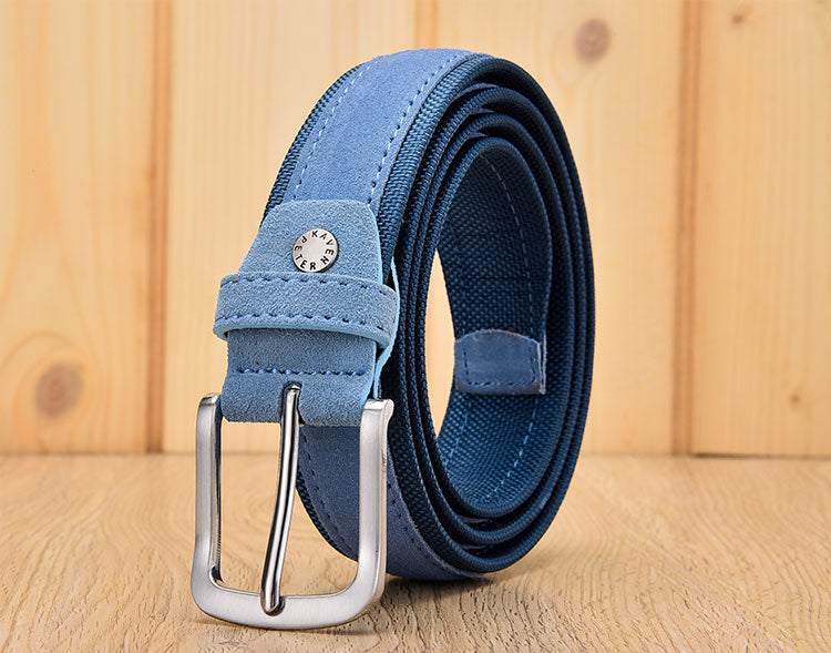 KAVENPETER™ Genuine Suede Leather Belt For Men