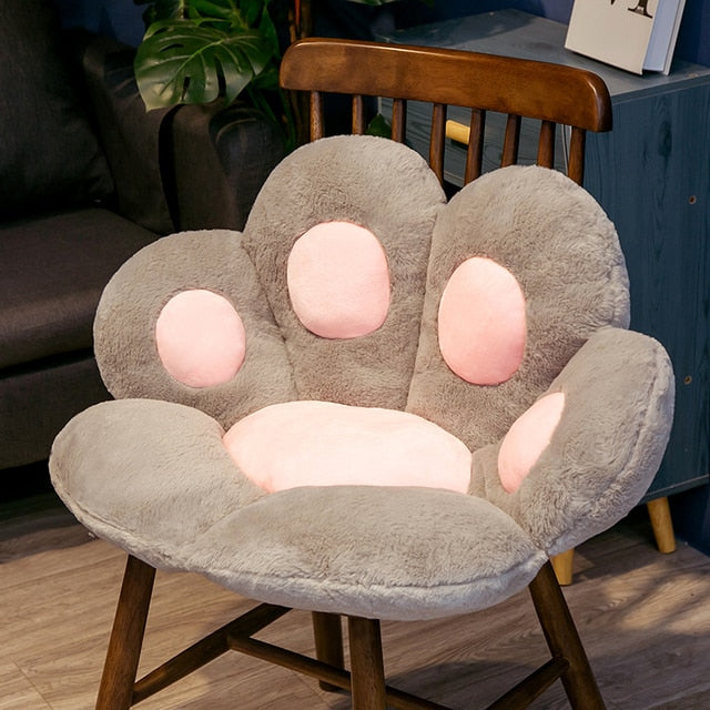 Soft Plush Paw Seat Cushion