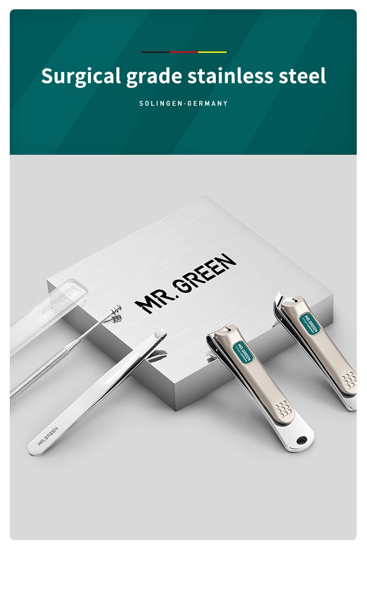 MR.GREEN Portable Stainless Steel Travel Grooming Set