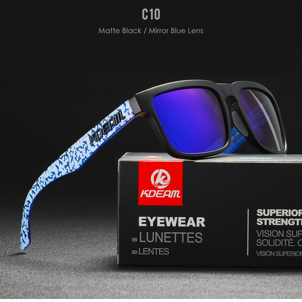 KDEAM Ultra-Stylish Square Polarized Sunglasses