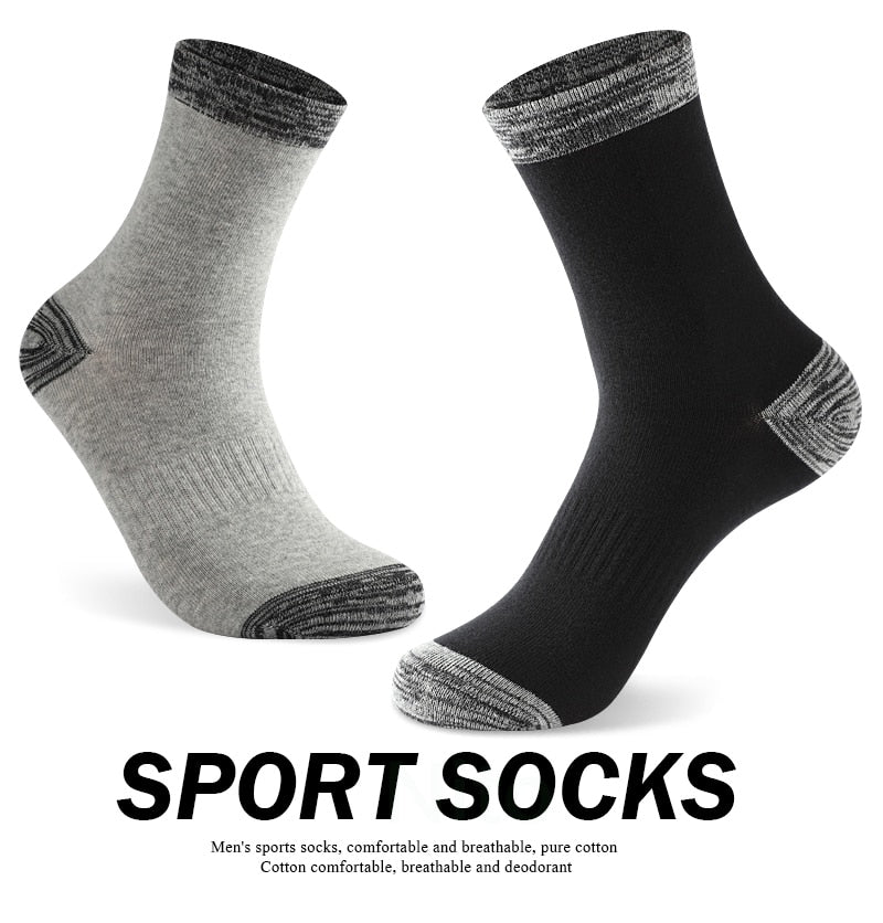 Soft Comfortable Cotton Winter Socks for Men (6pairs)