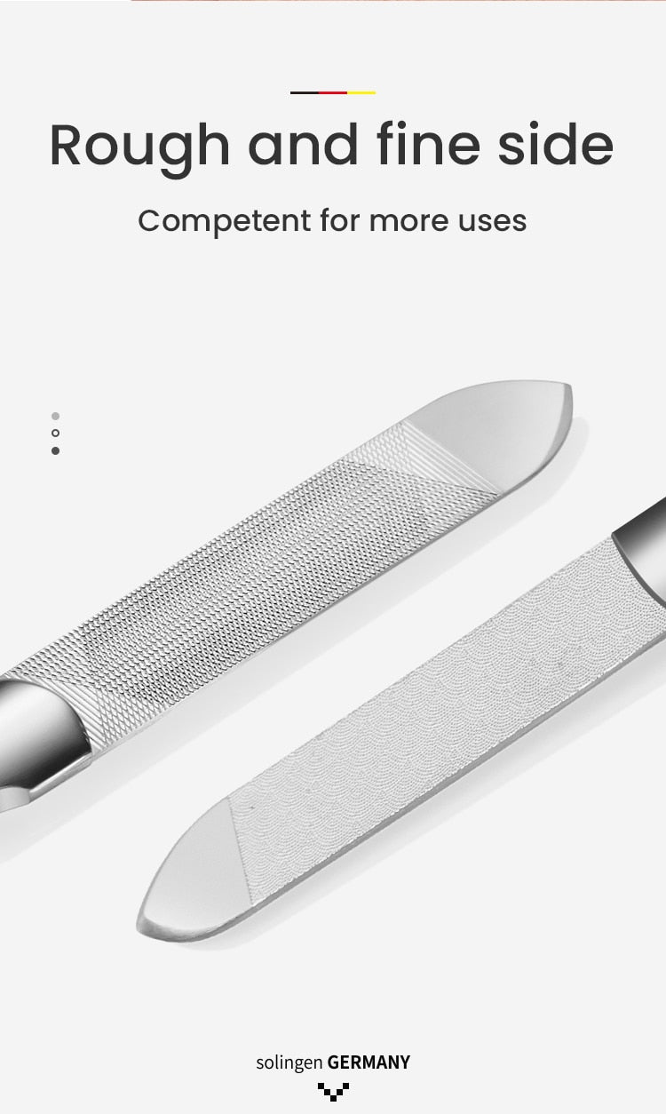 MR.GREEN™ Medical-Grade Stainless Steel Double-Sided Nail File