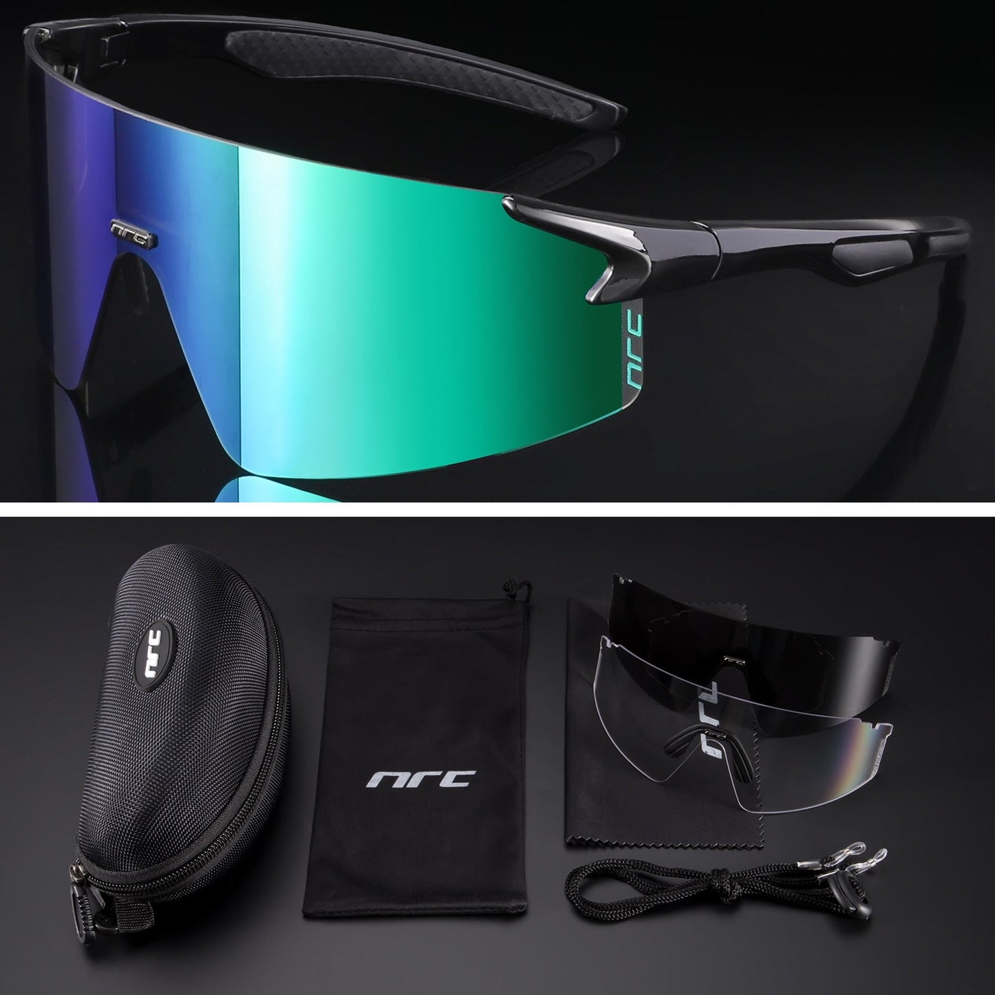 NRC™ UV400 Triple Lens Cycling Sunglasses