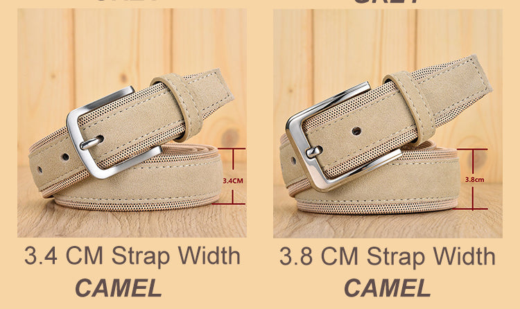 KAVENPETER™ Genuine Suede Leather Belt For Men