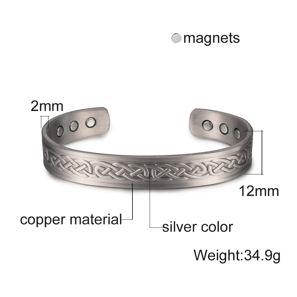 Pure Copper Magnetic Therapy Health Bracelet