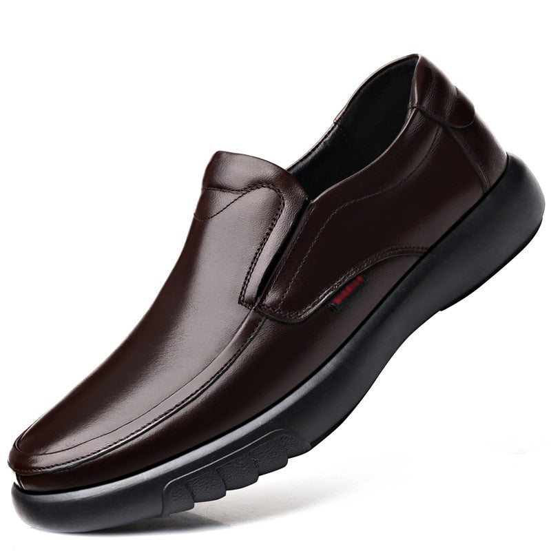Genuine Leather Casual Slip-on Loafers Shoes