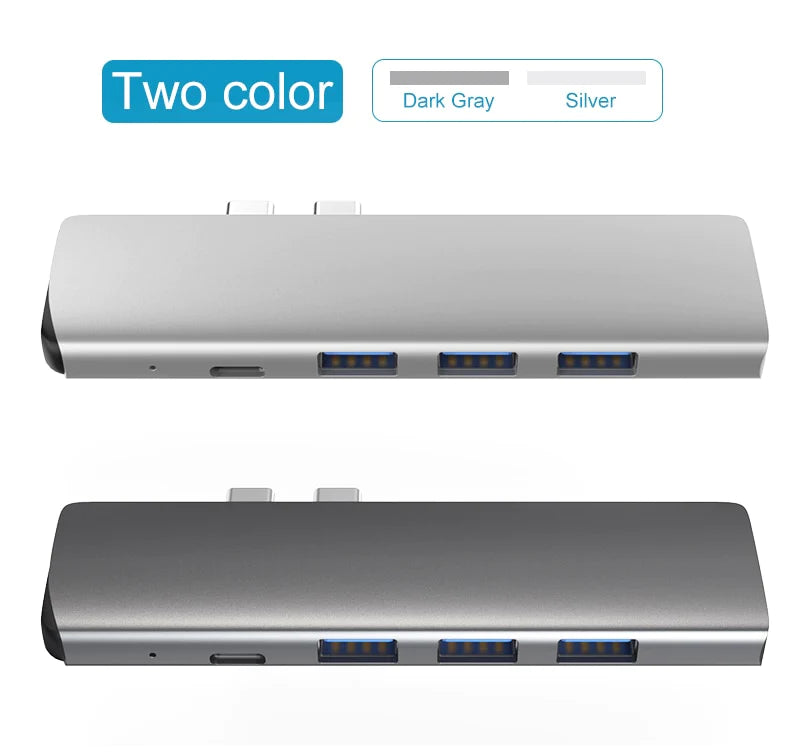 MacBook Pro/Air  7 in 1 USB Port Splitter Adapter