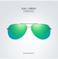 Mirror Pilot Design Polarized Sunglasses