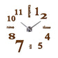 3D Wall DIY Mirror Clock