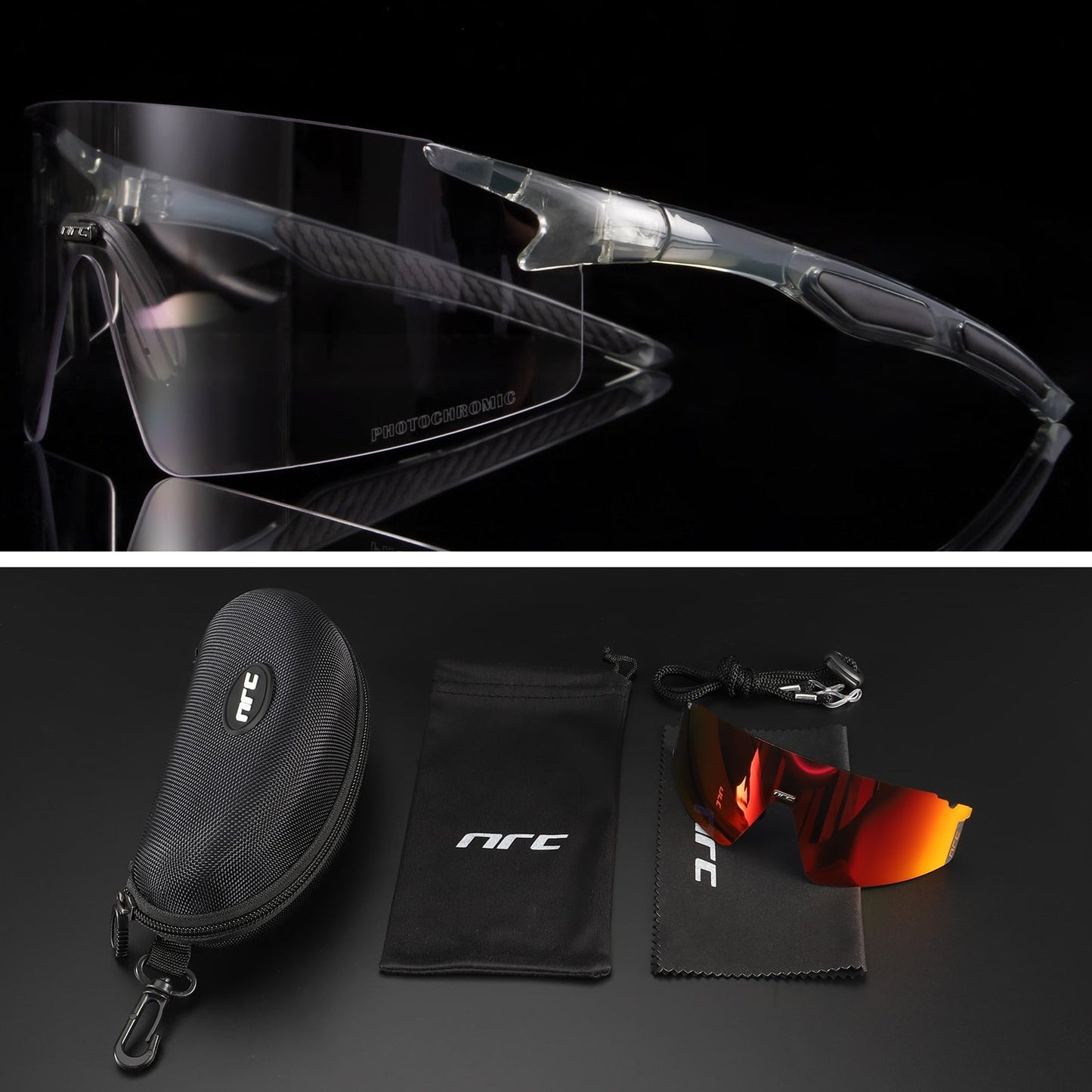 NRC™ UV400 Triple Lens Cycling Sunglasses