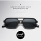 Retro Double Bridges Gradient Sunglasses