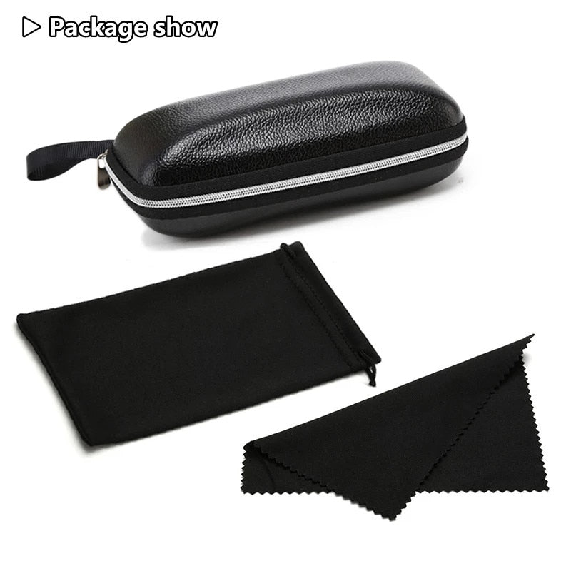 Ultralight Titanium Round Blue Light Reading Glasses