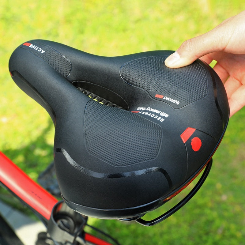 Ultra-Comfortable Shock Absorbing Bicycle Saddle