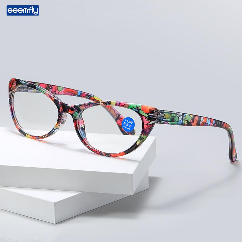 Seemfly™ Ladies Floral Prescription Reading Glasses