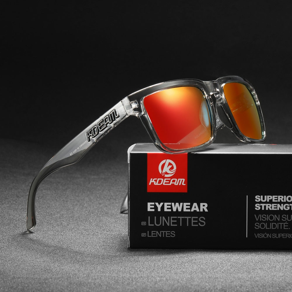 KDEAM Ultra-Stylish Square Polarized Sunglasses