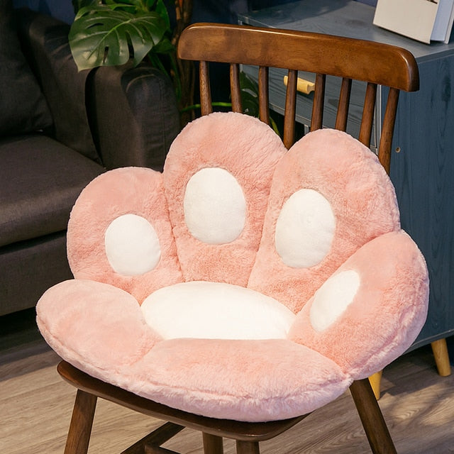 Soft Plush Paw Seat Cushion